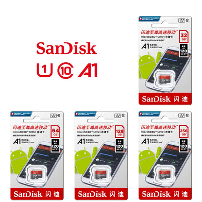 SanDisk 256GB Micro SD Card A1 Class 10 UHS-1 for Smartphone/PC - High-Speed TF Flash Memory