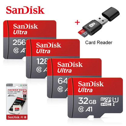 SanDisk 256GB Micro SD Card A1 Class 10 UHS-1 for Smartphone/PC - High-Speed TF Flash Memory