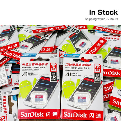 SanDisk 256GB Micro SD Card A1 Class 10 UHS-1 for Smartphone/PC - High-Speed TF Flash Memory