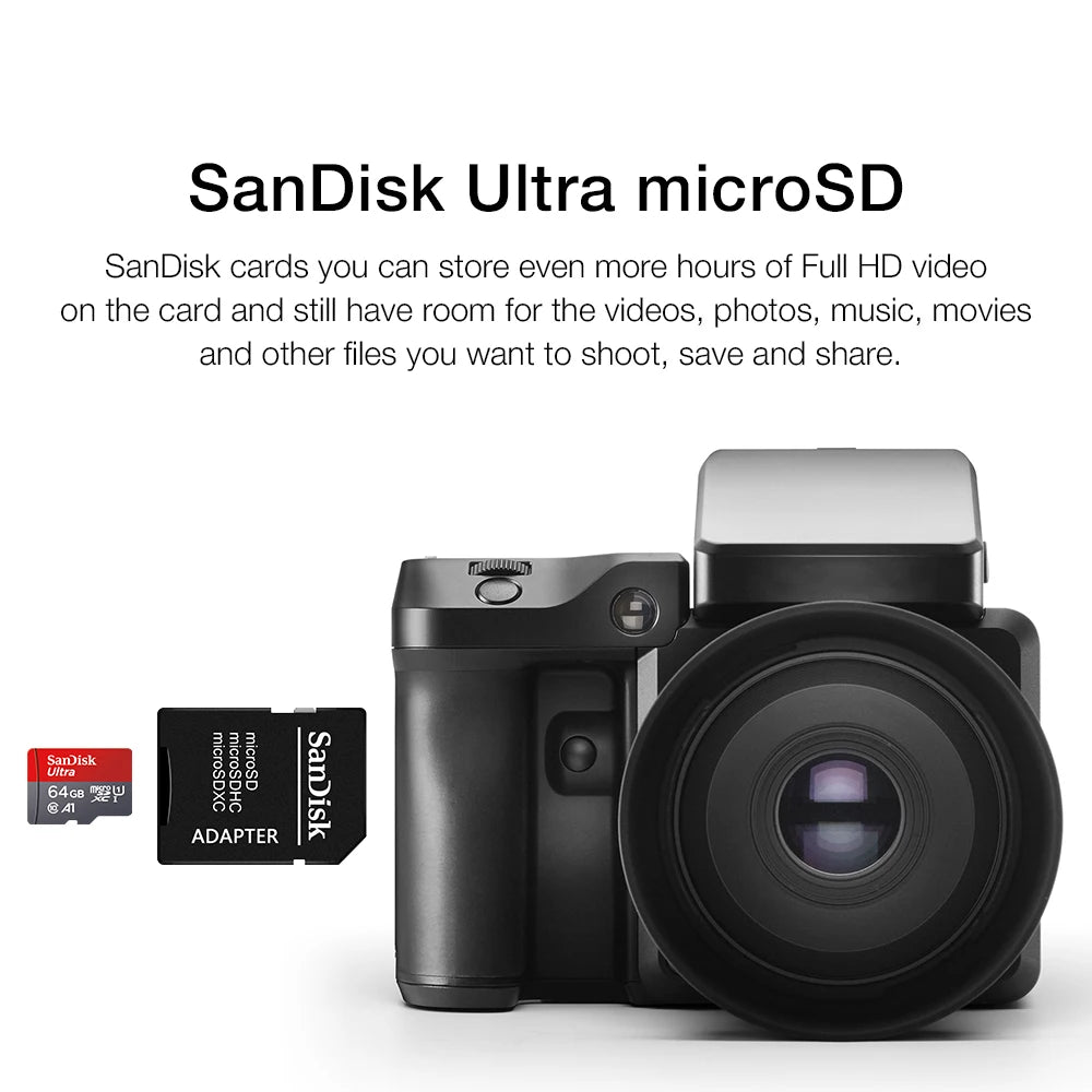 SanDisk 256GB Micro SD Card A1 Class 10 UHS-1 for Smartphone/PC - High-Speed TF Flash Memory